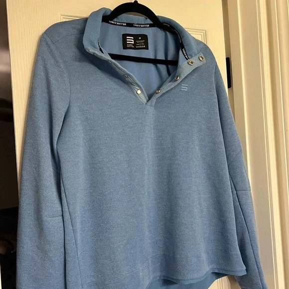 Three six six blue sweater size M - Picture 2 of 4